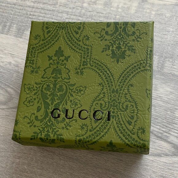 Authentic GUCCI Sterling Silver Heart Pendant Necklace 16" - Picture 7 of 7